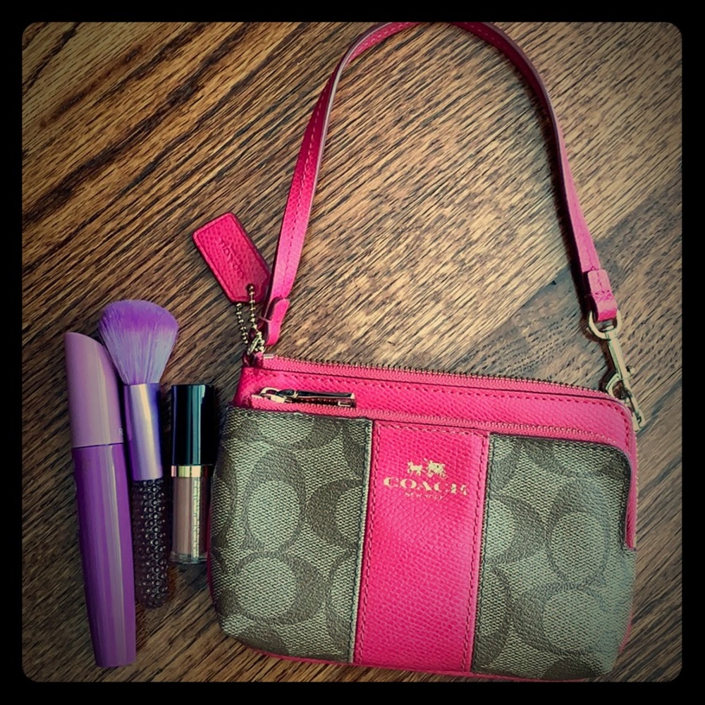 COACH mini wallet/wristlet